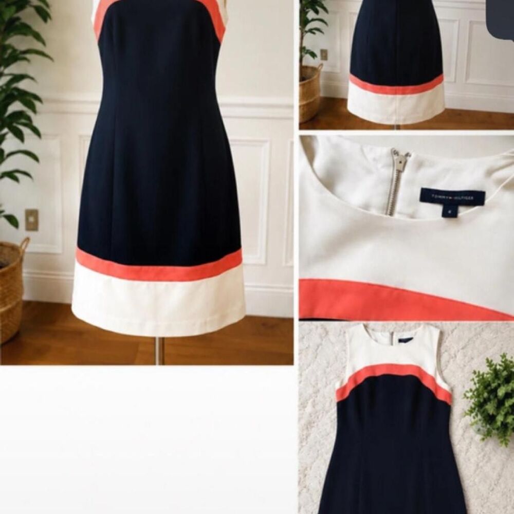 Tommy Hilfiger Colorblock Sheath Dress